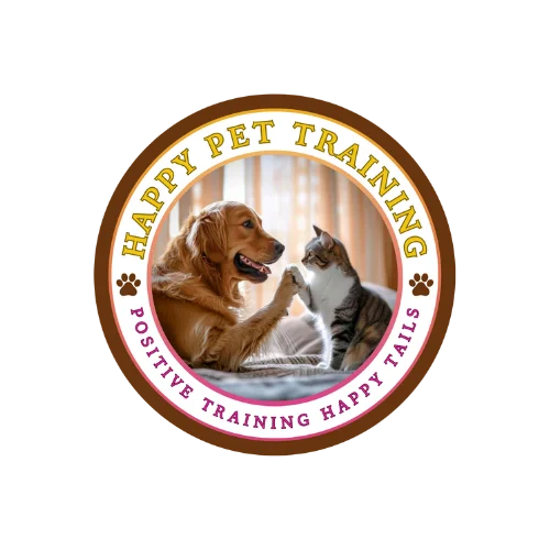 Happy pet training logo