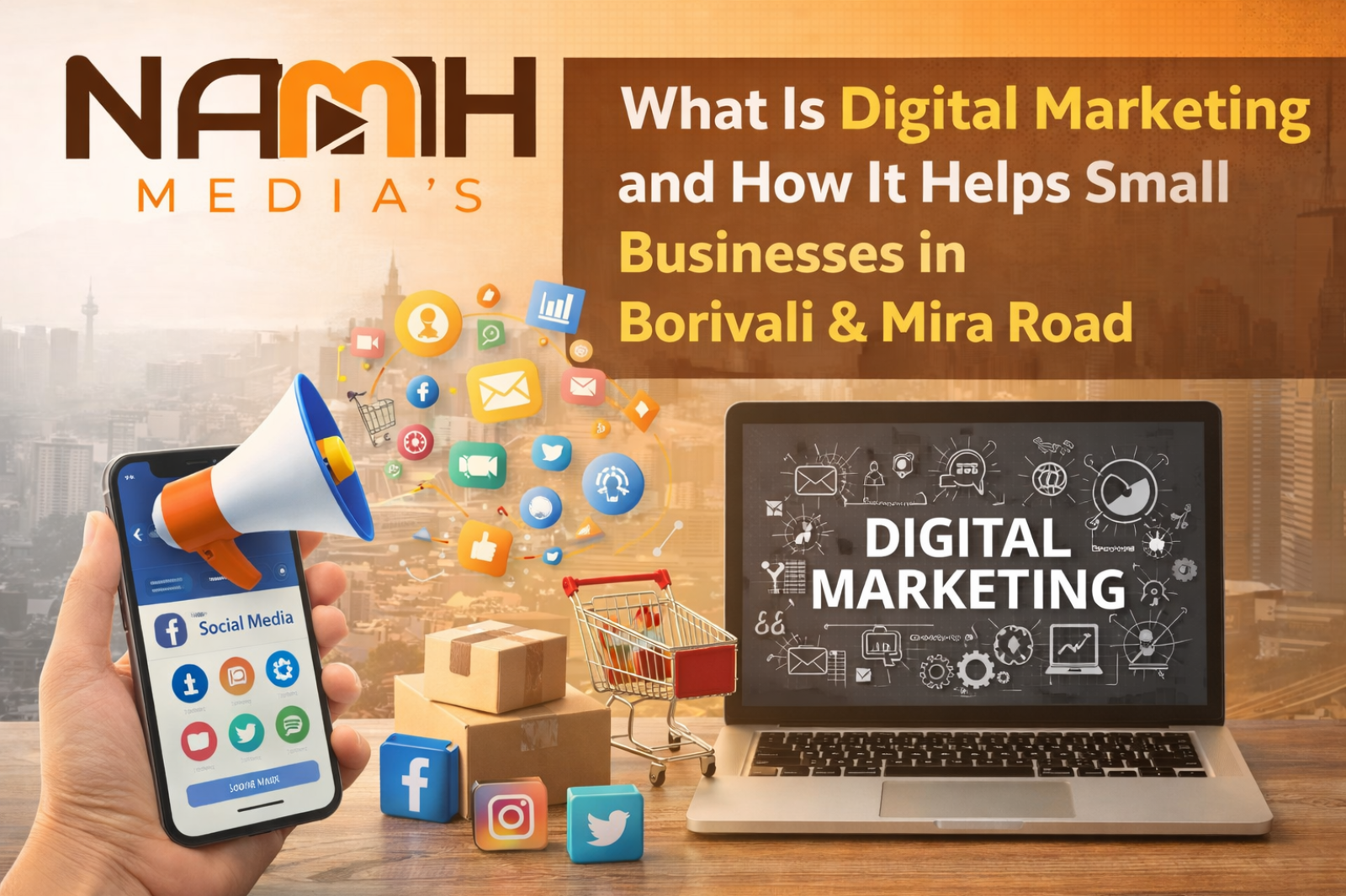 What Is Digital Marketing and How It Helps Small Businesses in Borivali & Mira Road